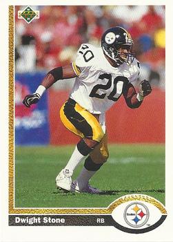 Dwight Stone Pittsburgh Steelers 1991 Upper Deck NFL #304